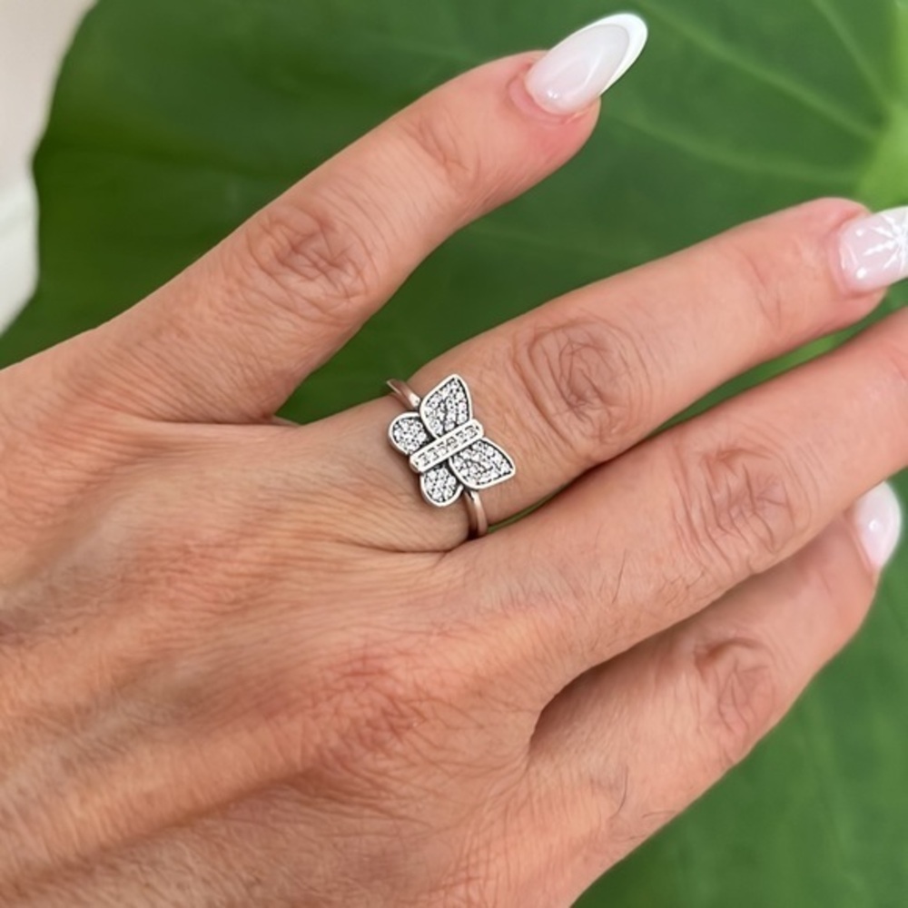 Butterfly Ring 925 Sterling Silver sizes 5 6 7 8 9